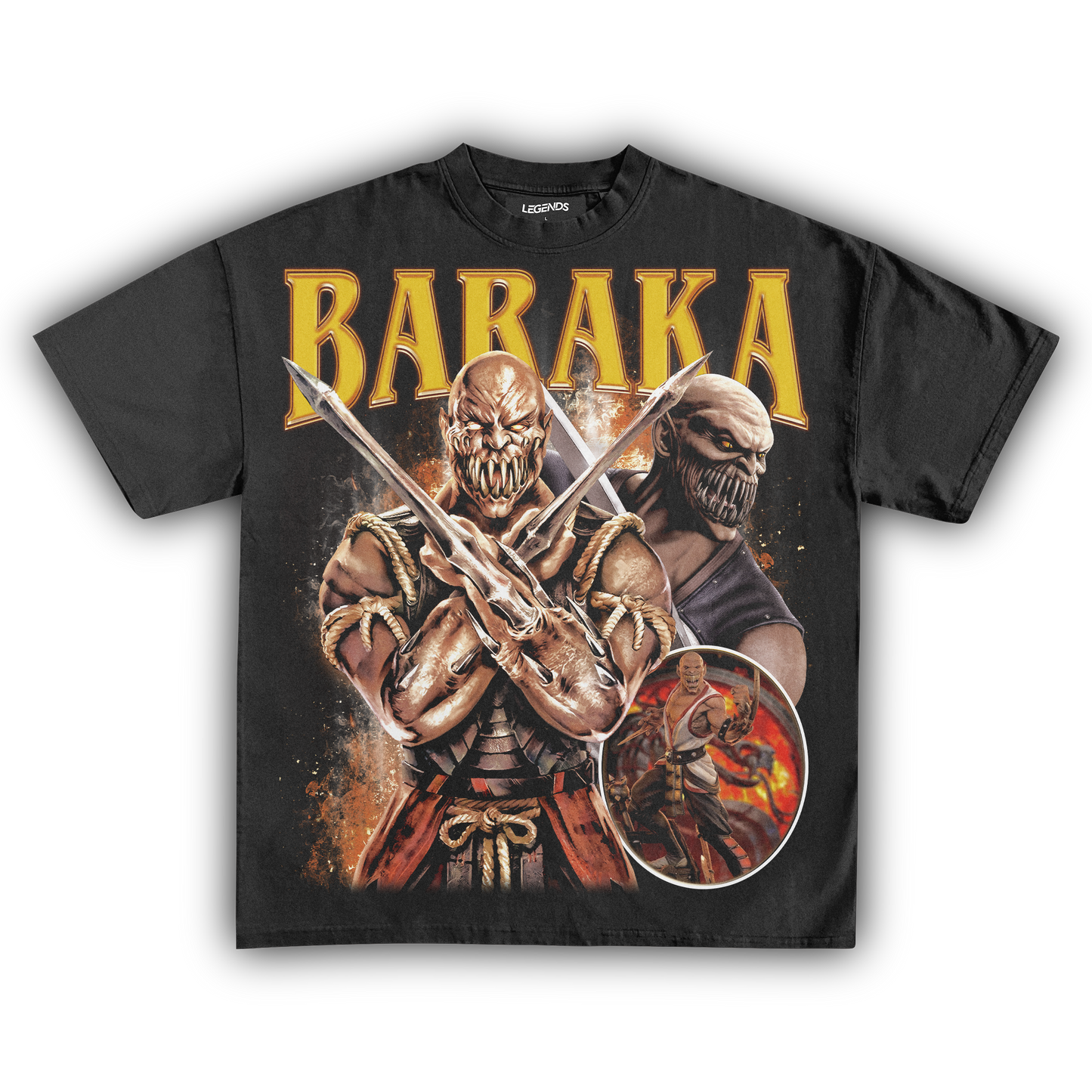 BARAKA MORTAL KOMBAT VINTAGE TEE
