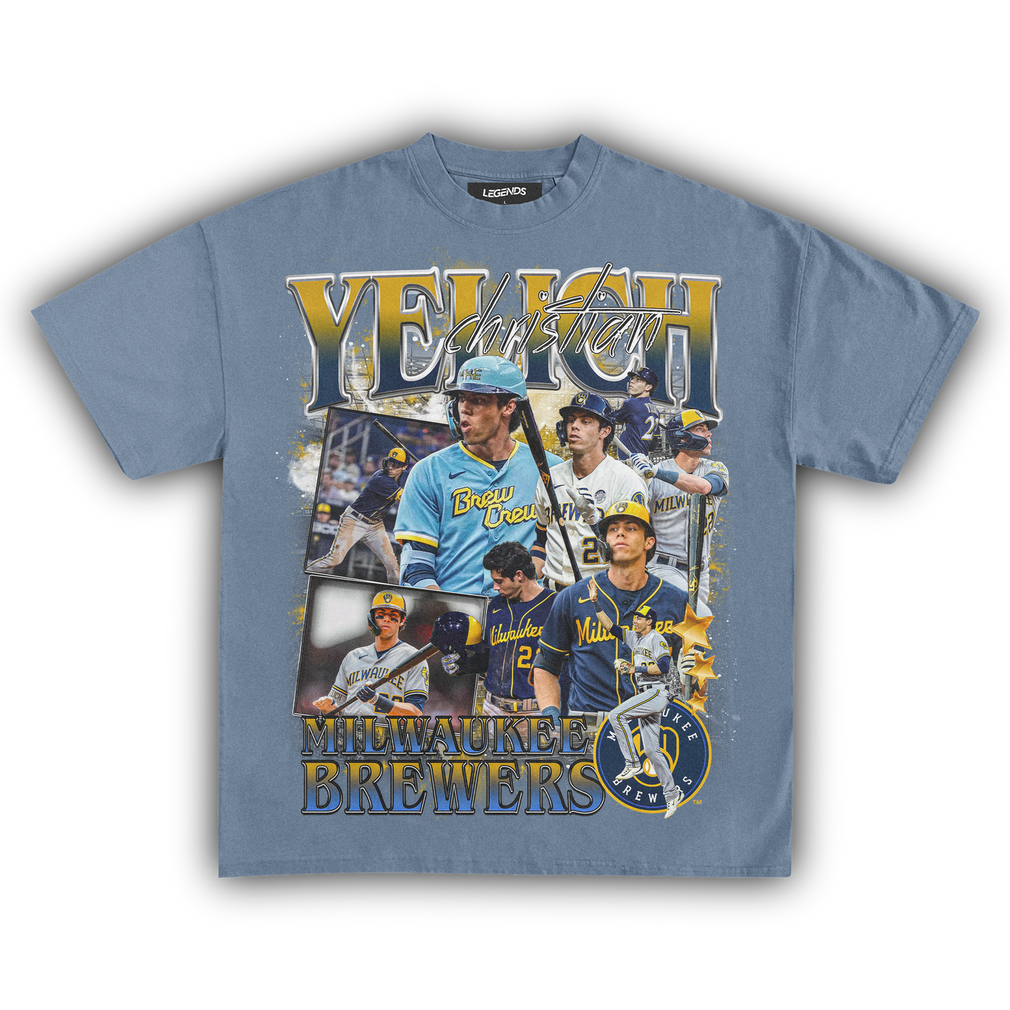 CHRISTIAN YELICH BREWERS TEE