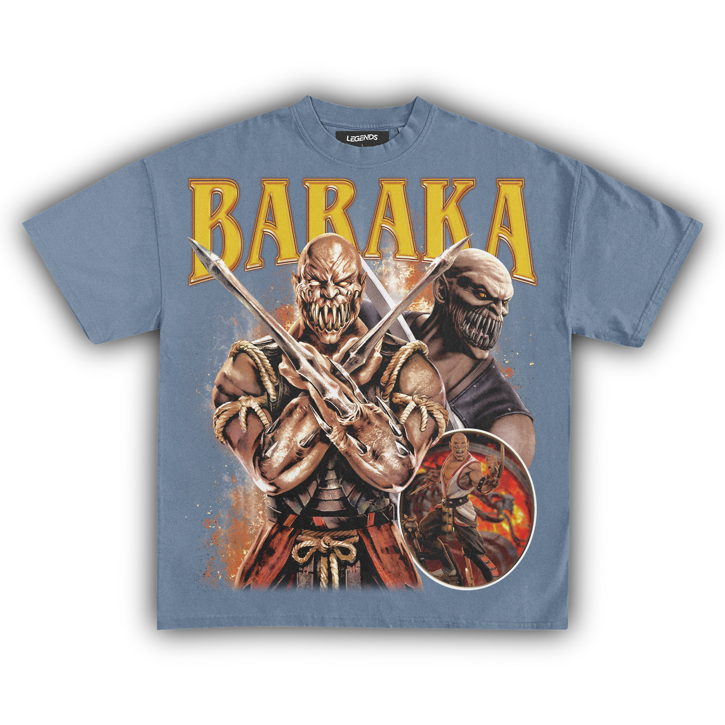 BARAKA MORTAL KOMBAT VINTAGE TEE