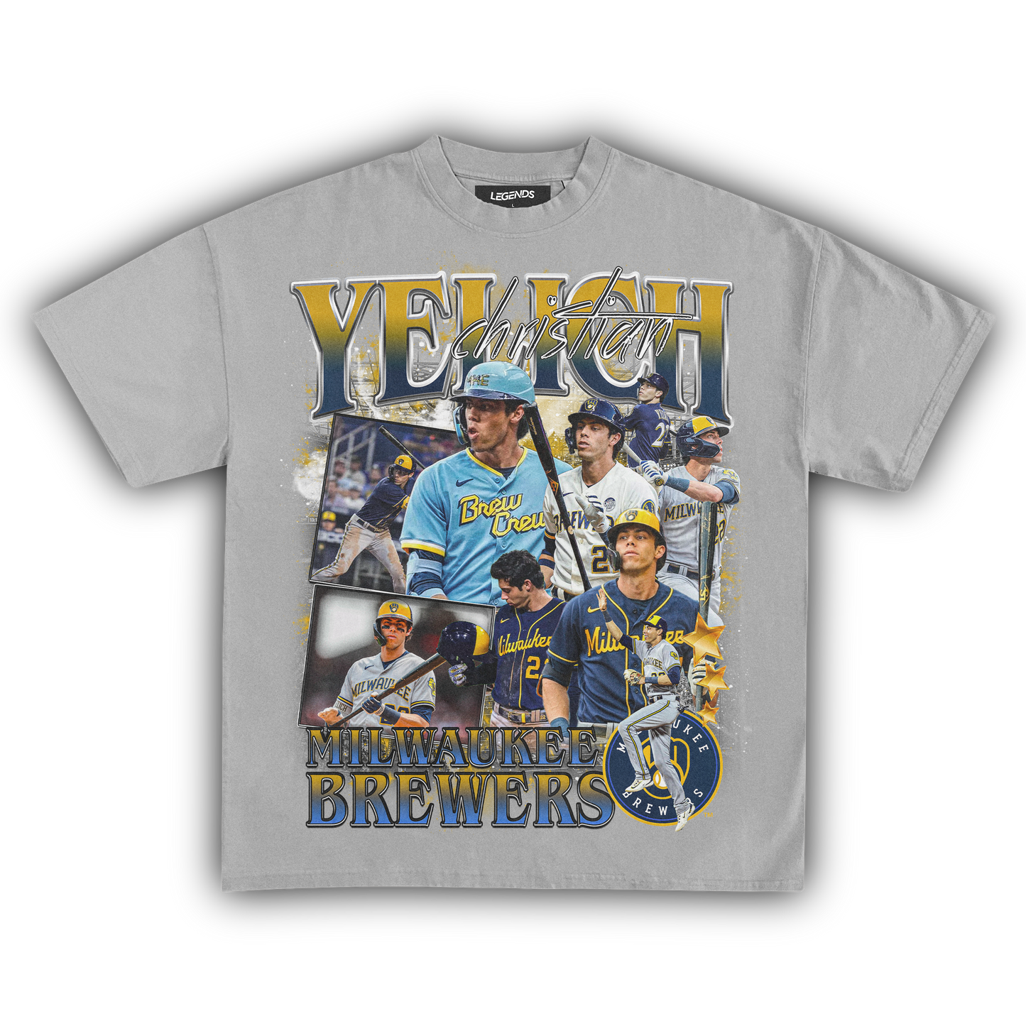 CHRISTIAN YELICH BREWERS TEE