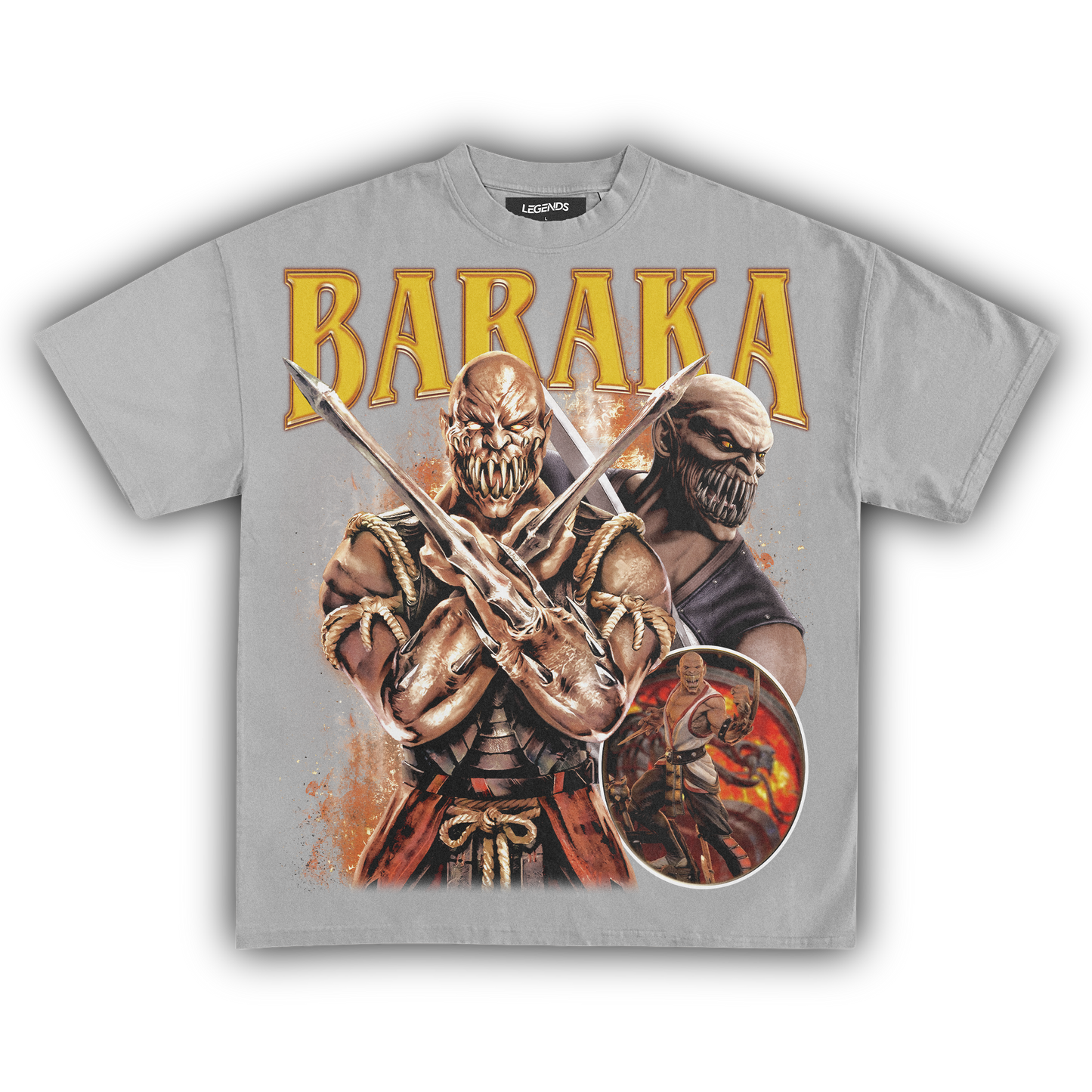 BARAKA MORTAL KOMBAT VINTAGE TEE