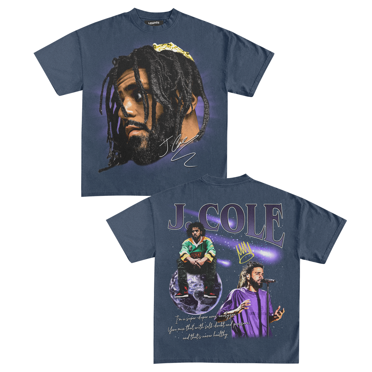 J. COLE BIG FACE TEE