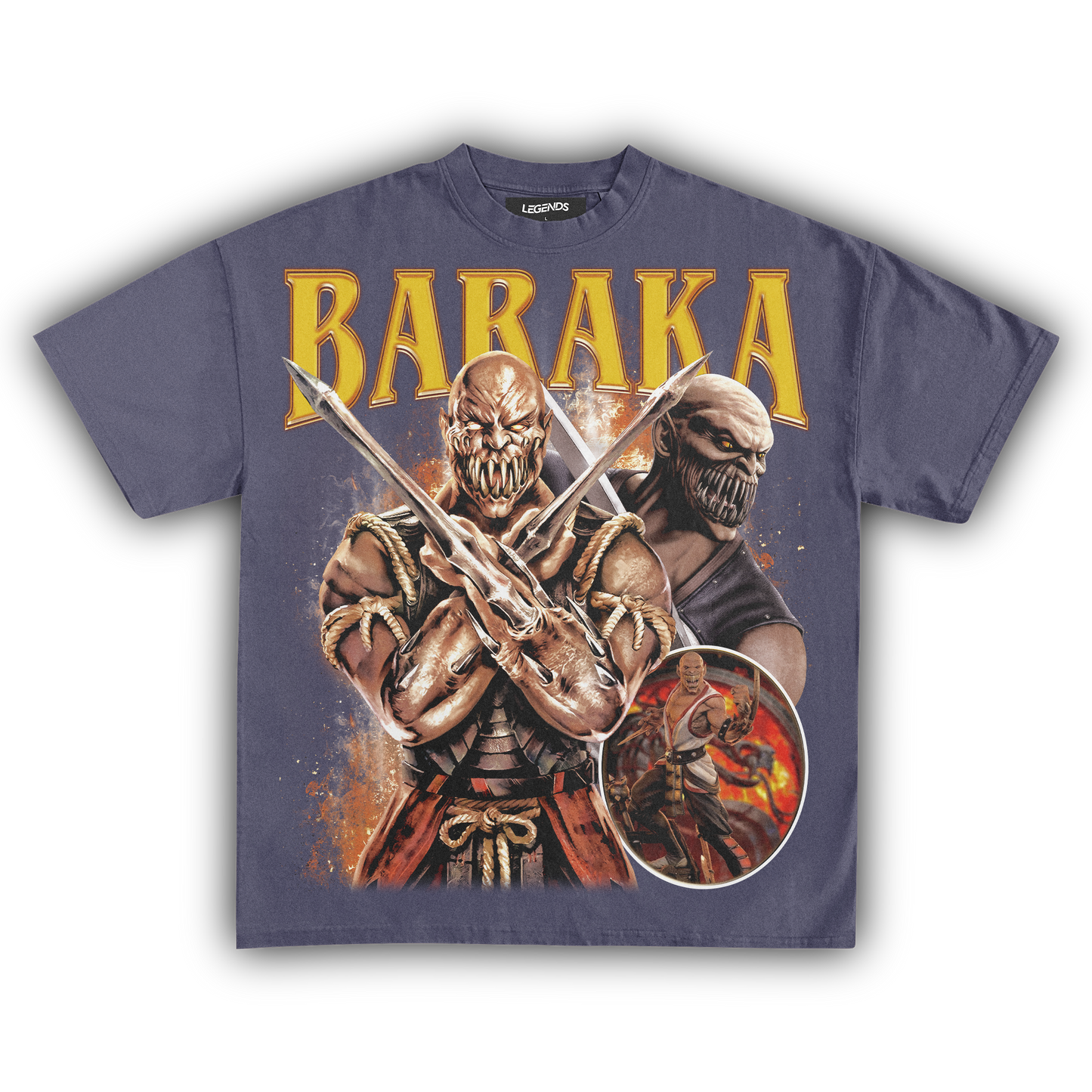 BARAKA MORTAL KOMBAT VINTAGE TEE
