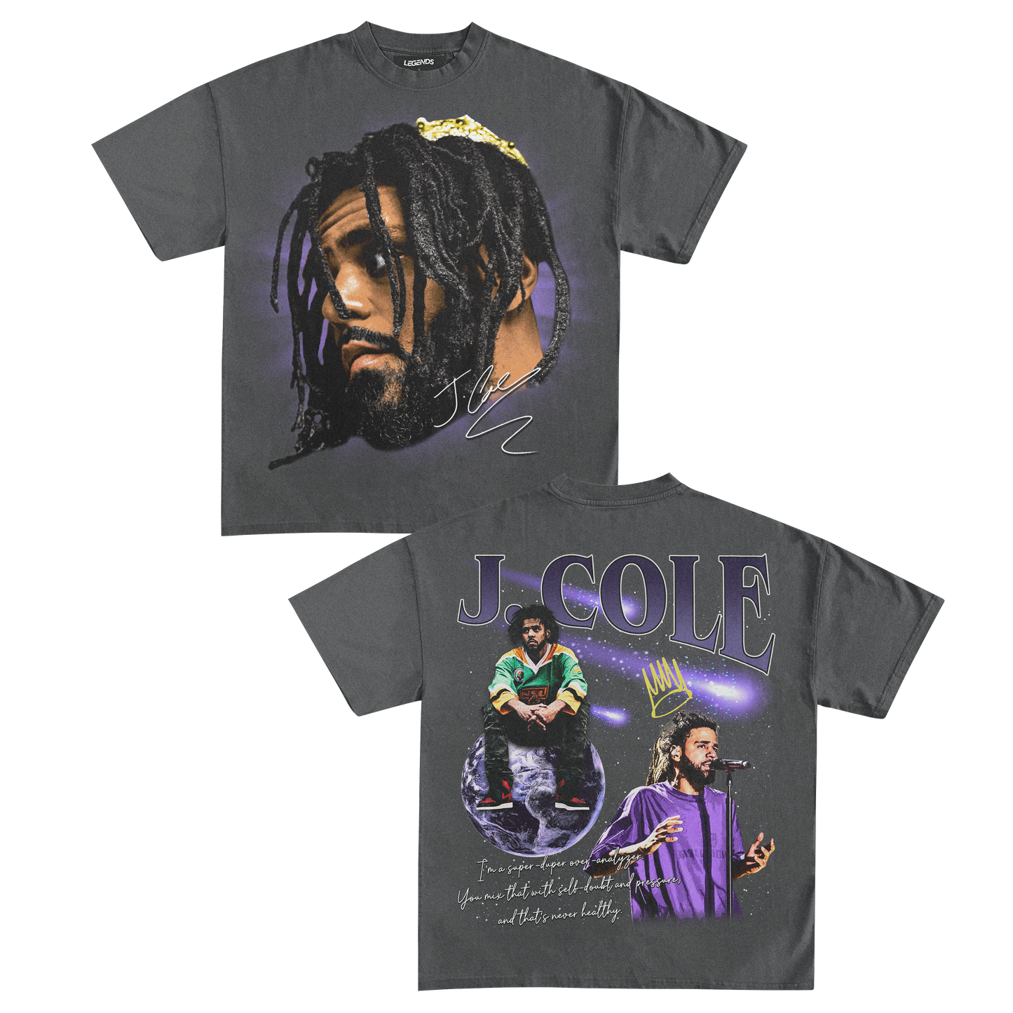 J. COLE BIG FACE TEE