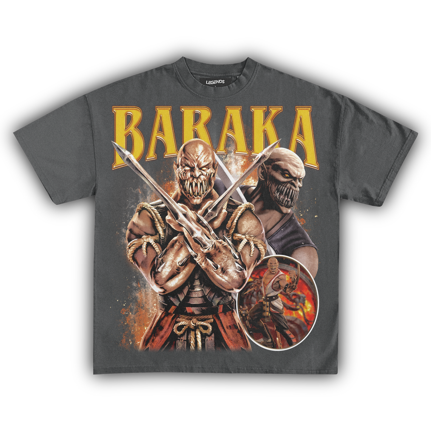 BARAKA MORTAL KOMBAT VINTAGE TEE