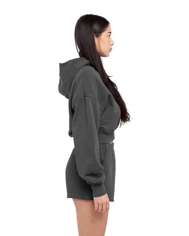 CROP TOP HOODIE (Shadow)