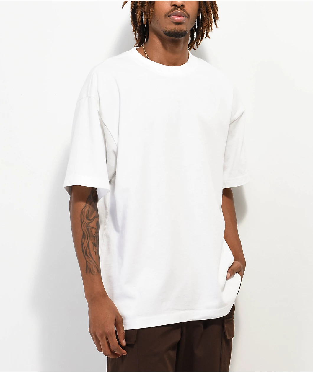 WHITE HEAVYWEIGHT TEE