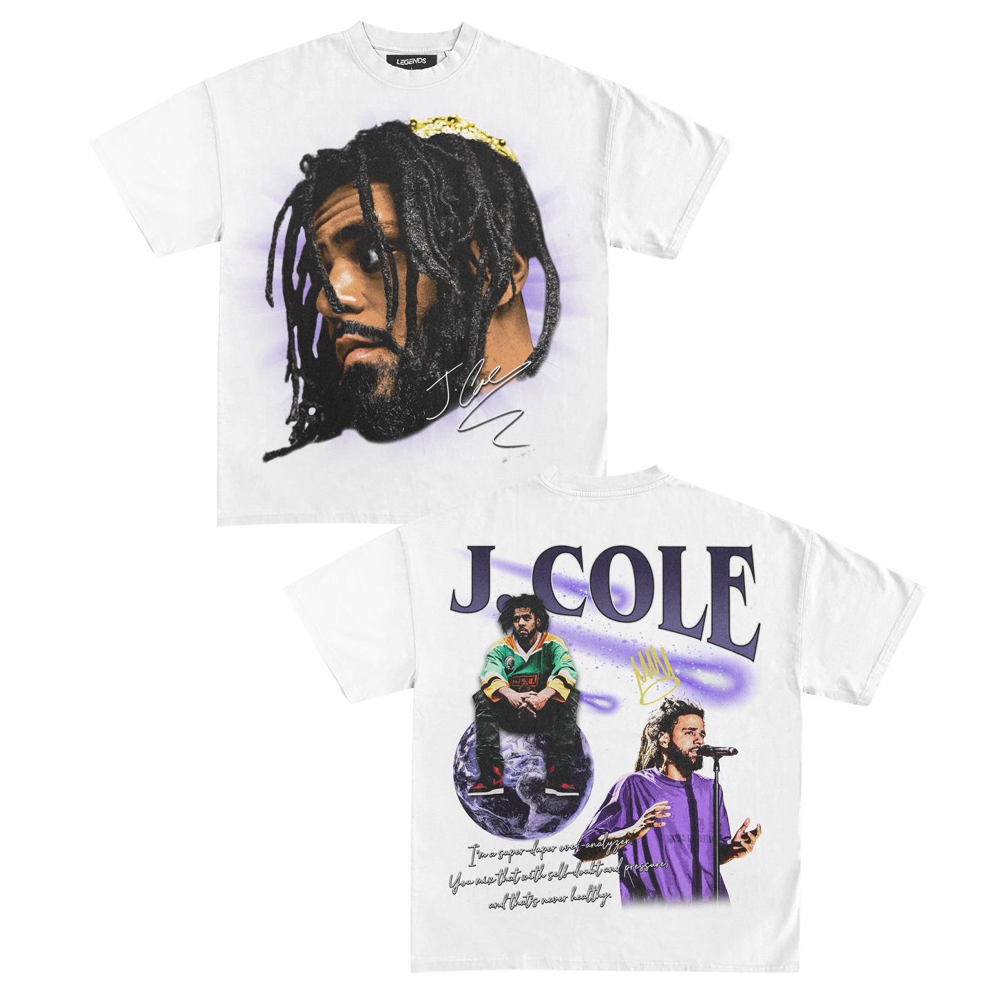 J. COLE BIG FACE TEE