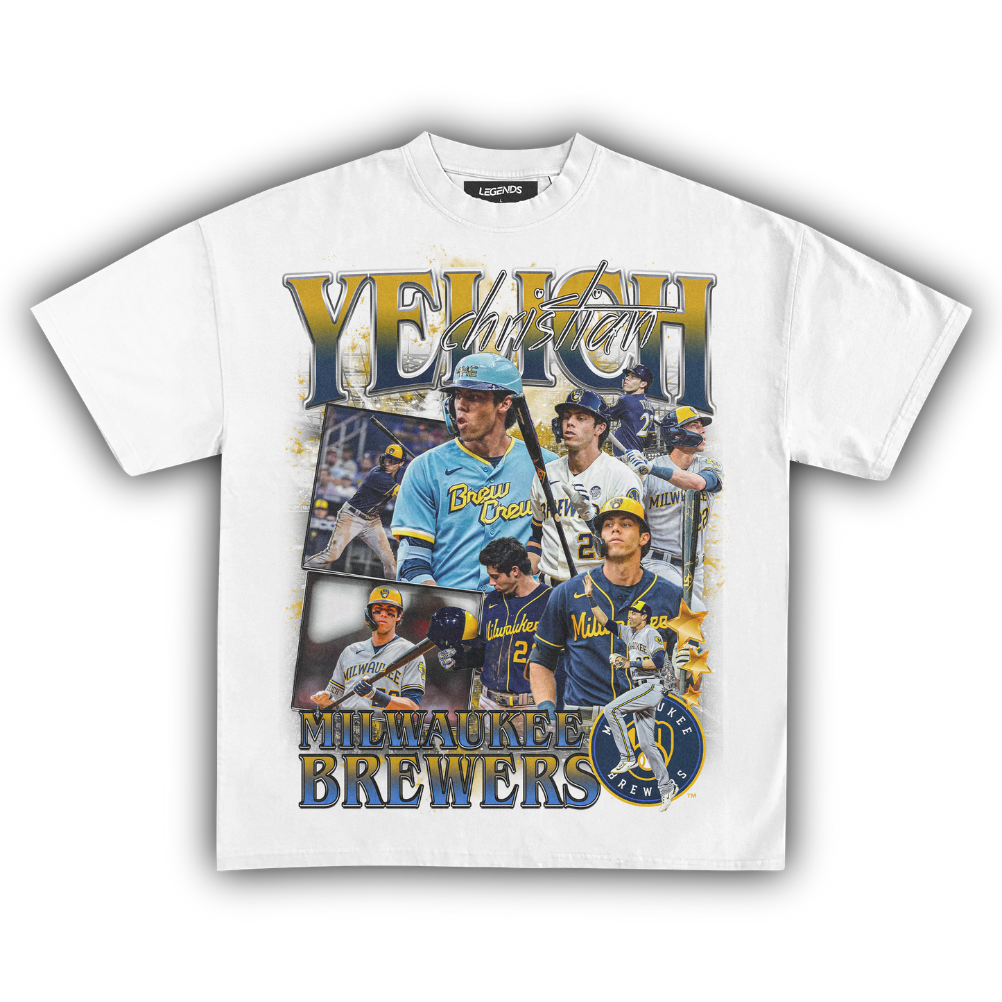 CHRISTIAN YELICH BREWERS TEE