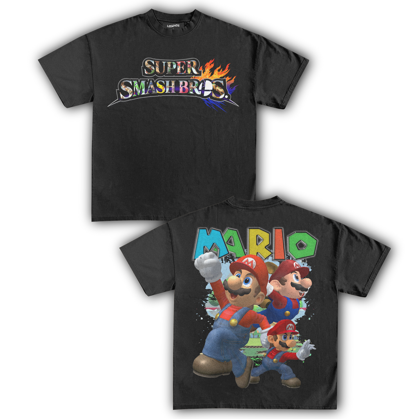 SUPER SMASH BROS MARIO TEE (Double)