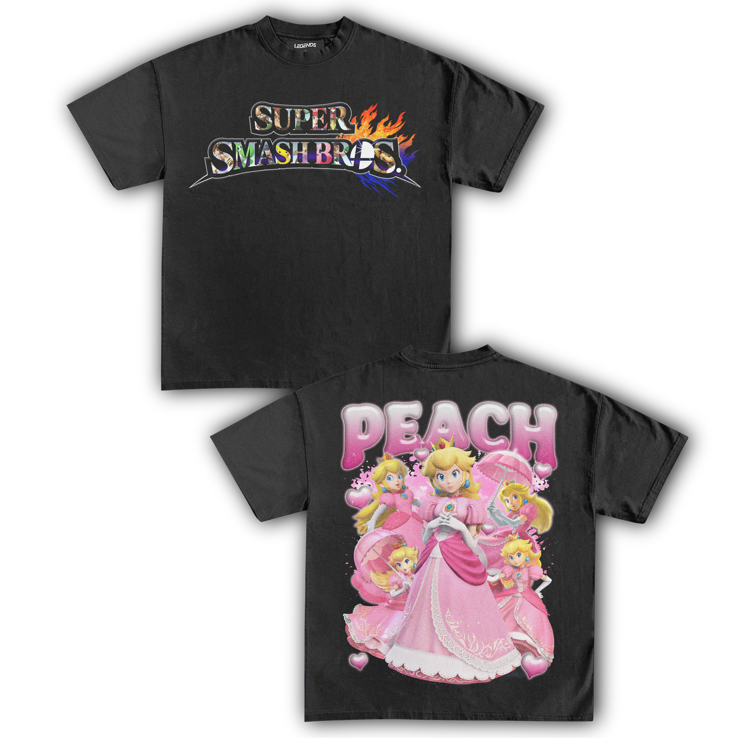 SUPER SMASH BROS PEACH TEE (Double)