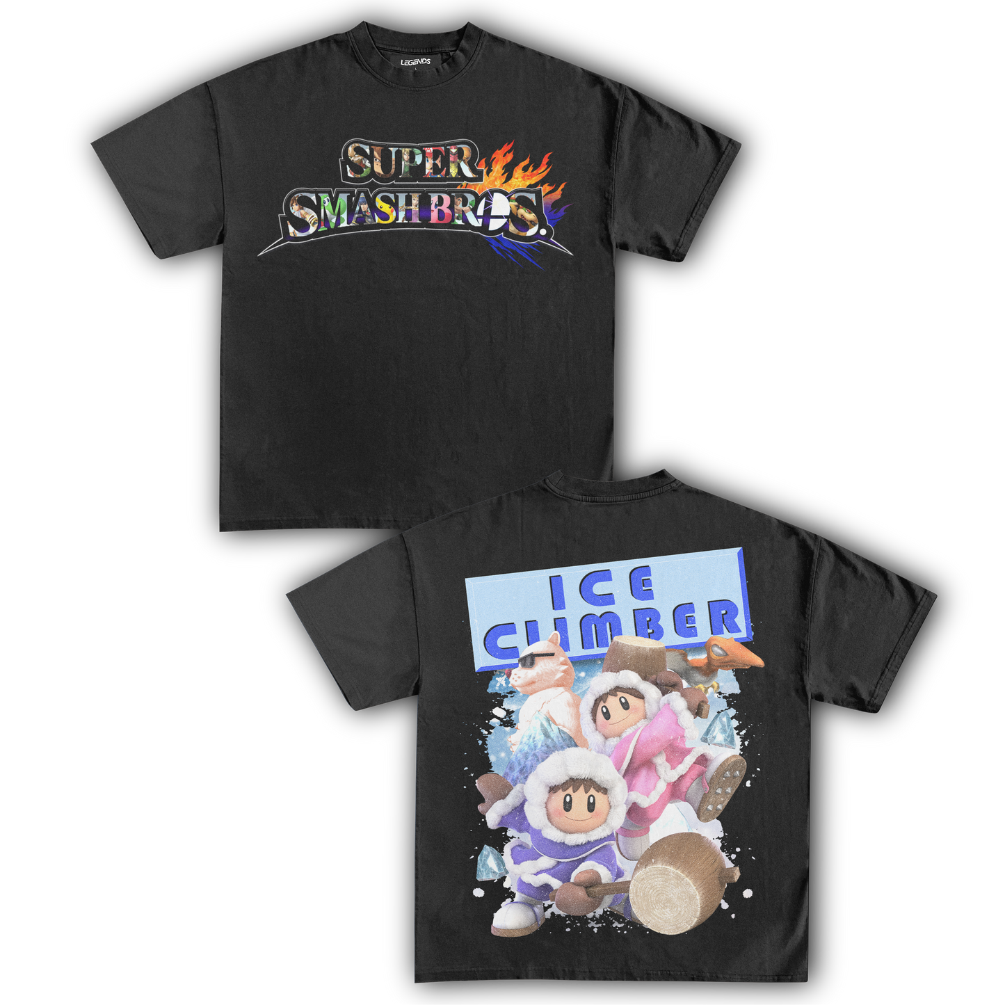 SUPER SMASH BROS ICE CLIMBER TEE (Double)