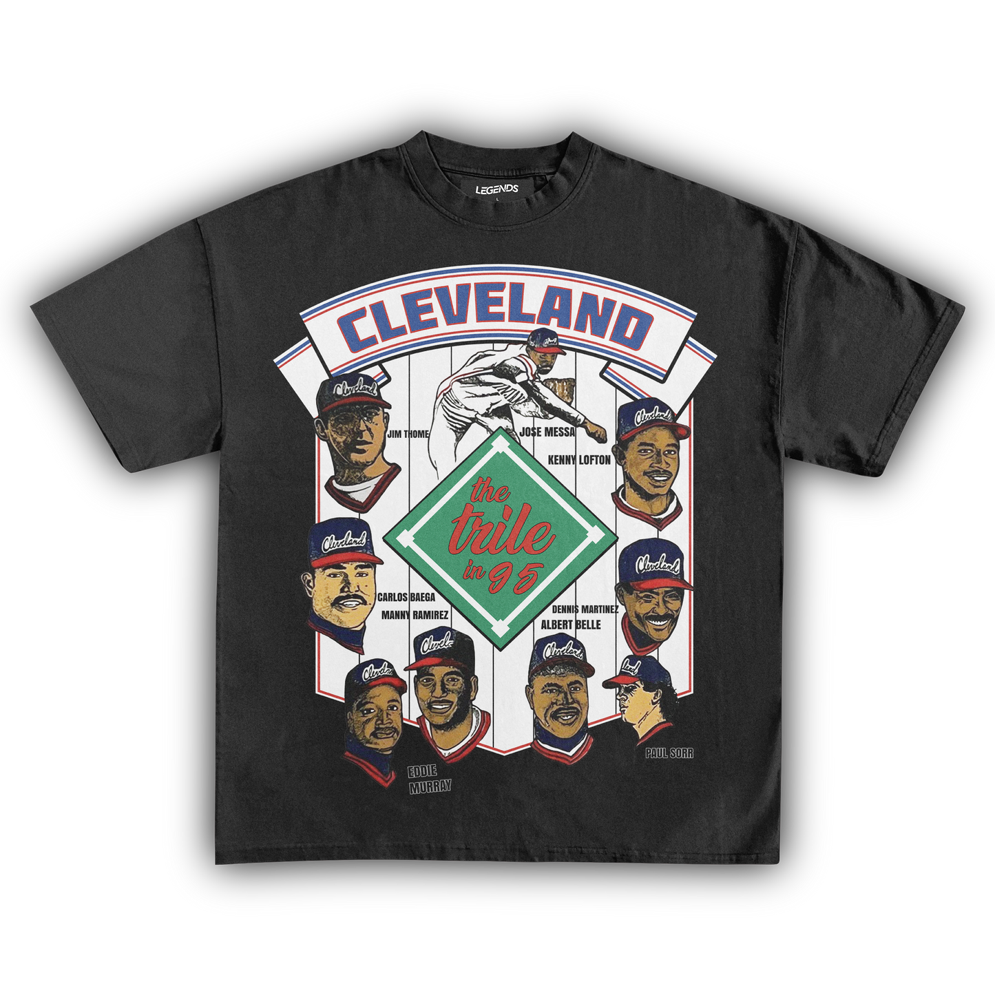 CLEVELAND INDIANS '95 VINTAGE TEE