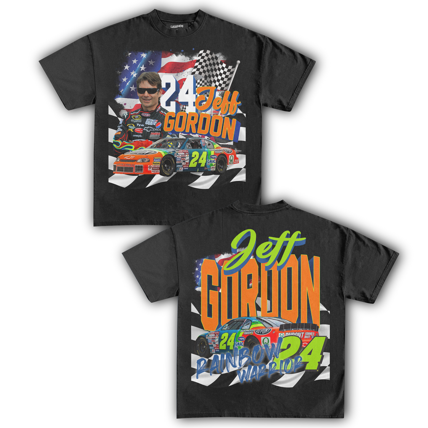 JEFF GORDON RAINBOW WARRIOR TEE
