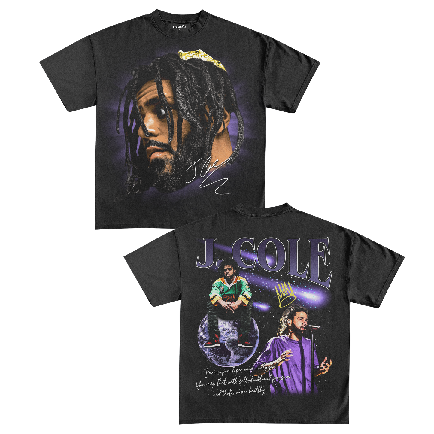 J. COLE BIG FACE TEE
