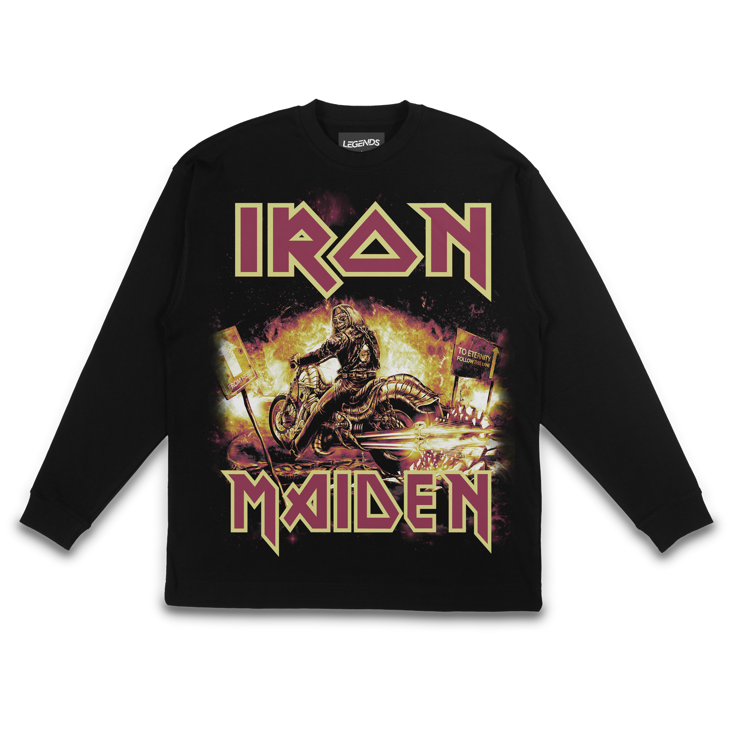IRON MAIDEN LONG SLEEVE TEE