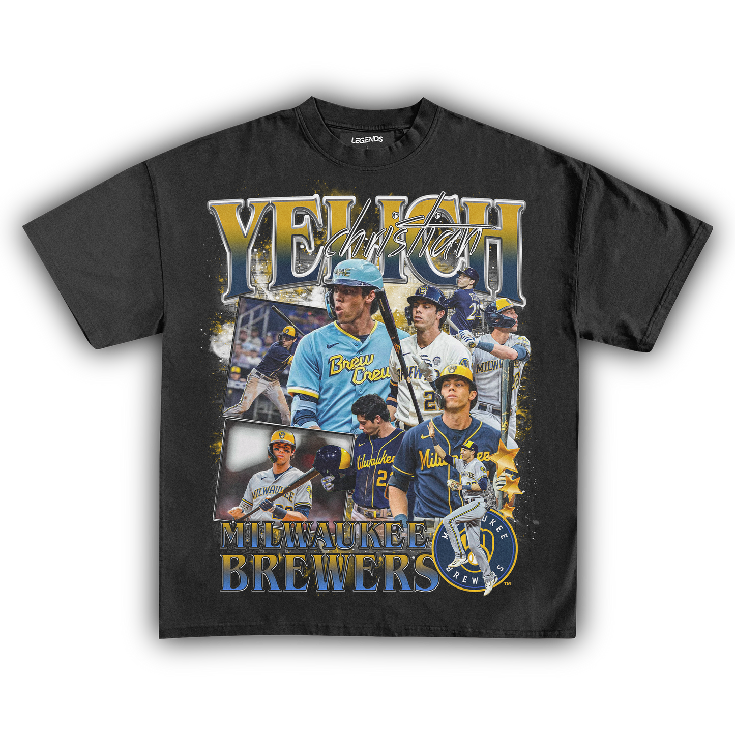 CHRISTIAN YELICH BREWERS TEE
