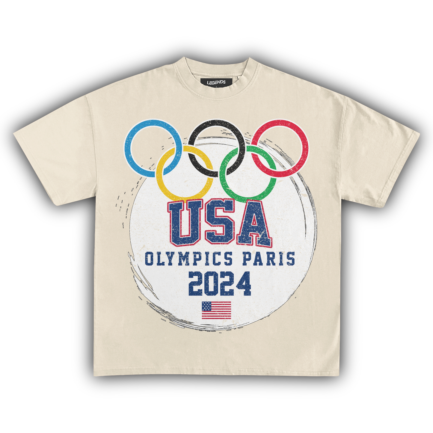 USA PARIS GAMES '24 VINTAGE TEE (Vol. 2)