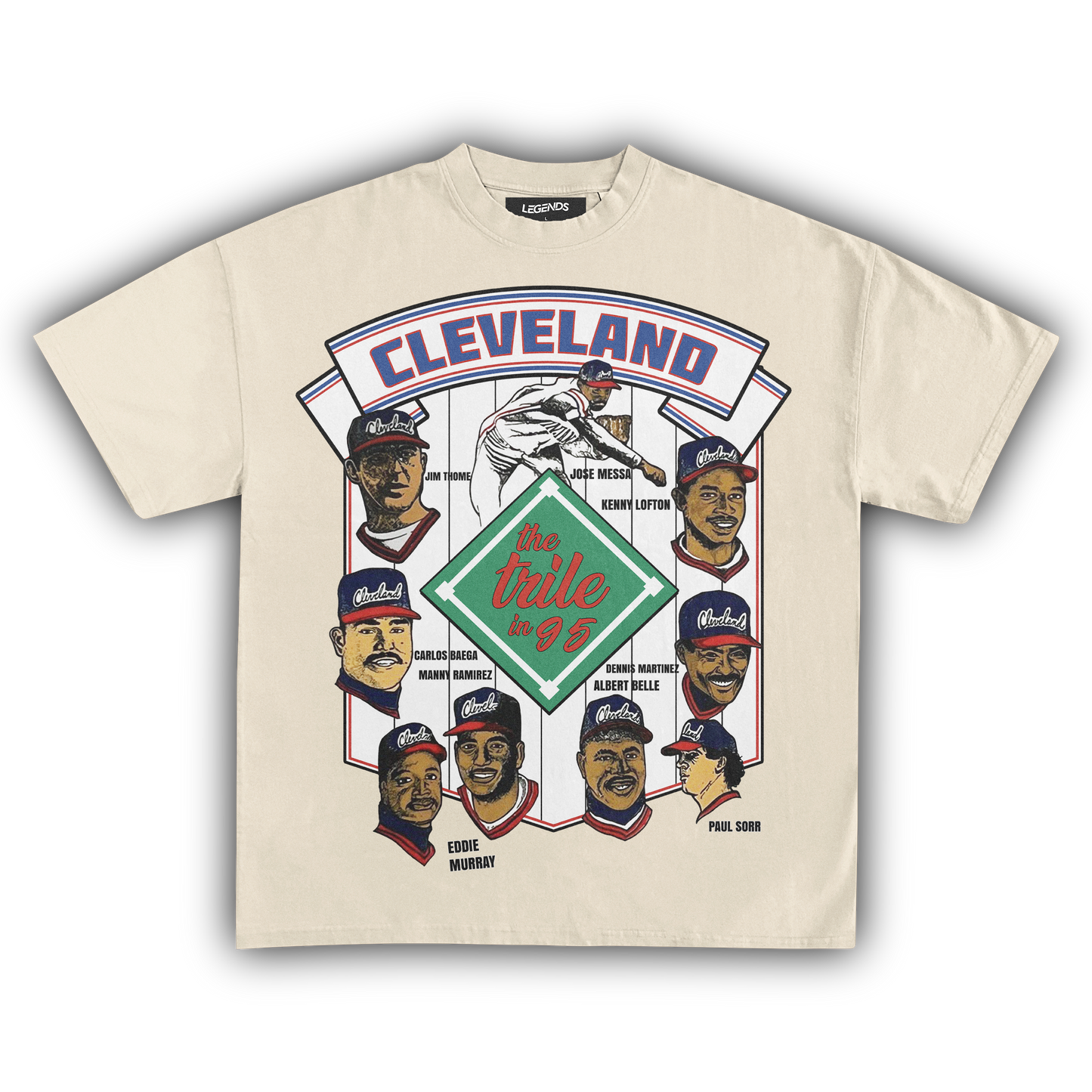 CLEVELAND INDIANS '95 VINTAGE TEE