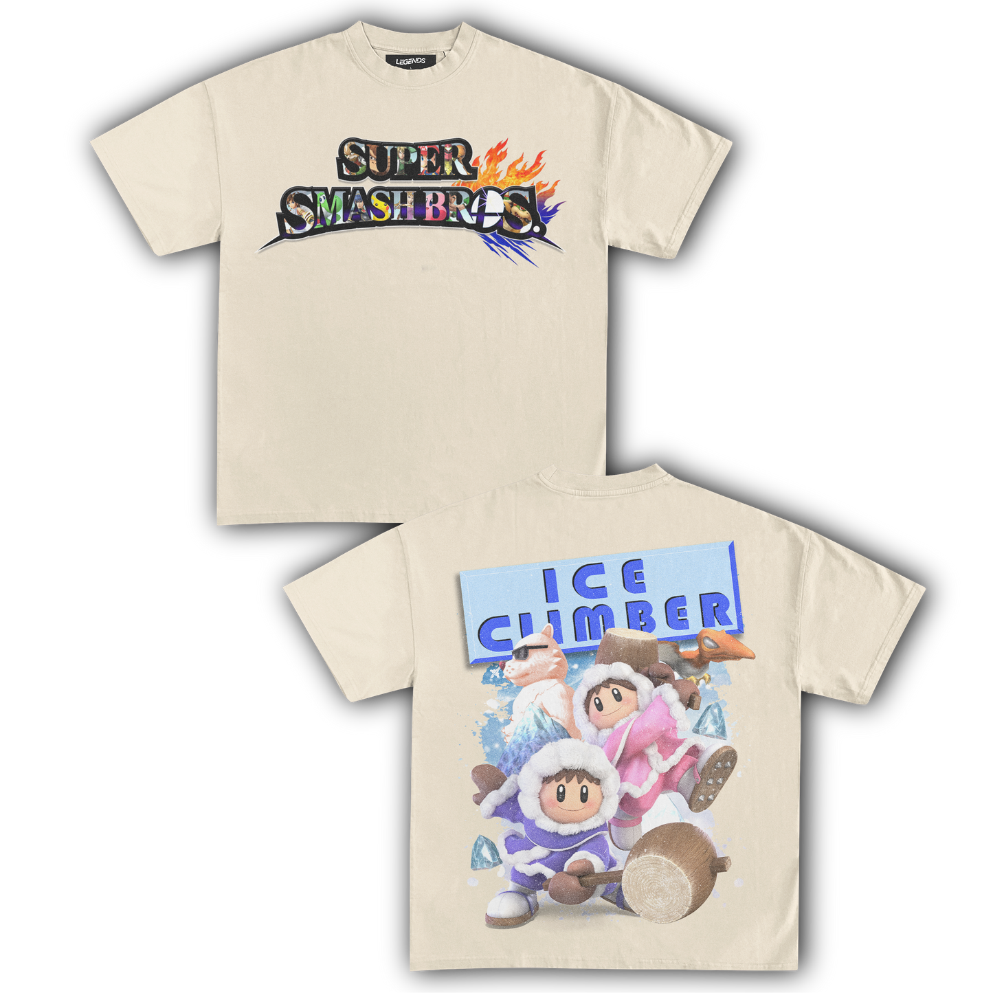 SUPER SMASH BROS ICE CLIMBER TEE (Double)