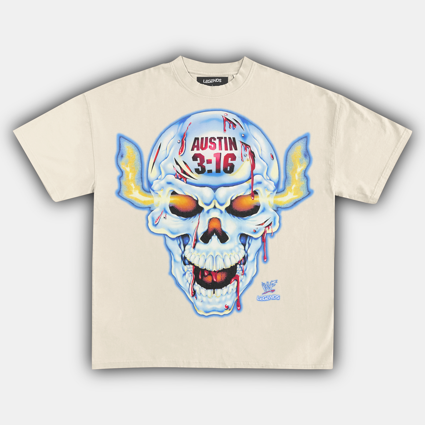 AUSTIN 3:16 BROKEN SKULL TEE