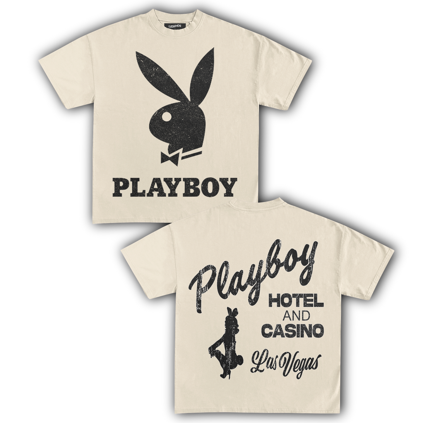 PLAYBOY BUNNY HOTEL & CASINO TEE (Version 2 / Double Sided)