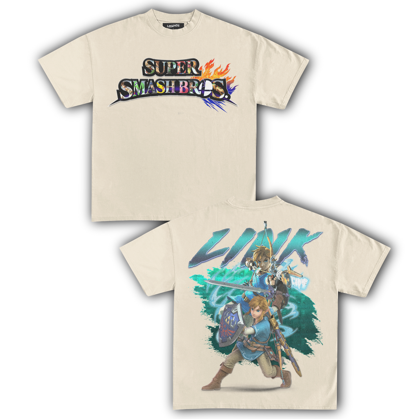 SUPER SMASH BROS LINK TEE (Double)