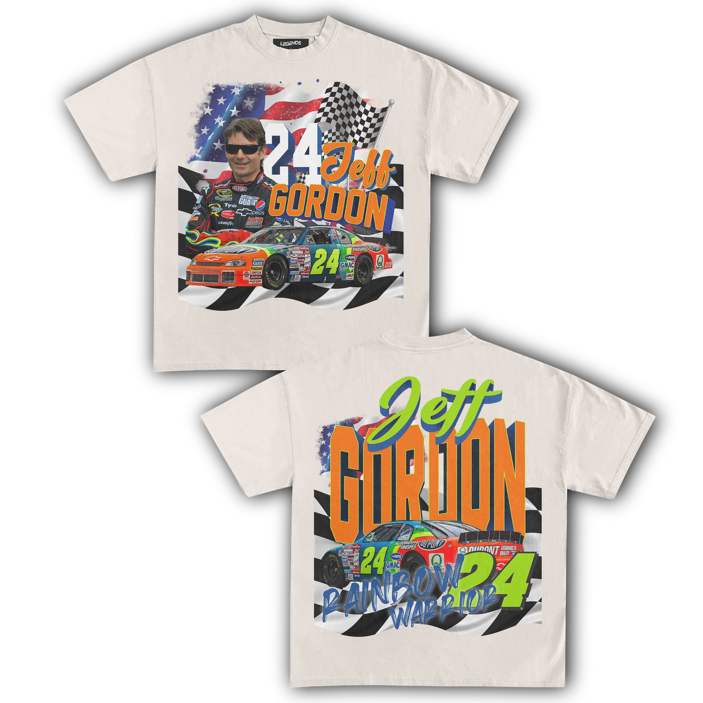 JEFF GORDON RAINBOW WARRIOR TEE