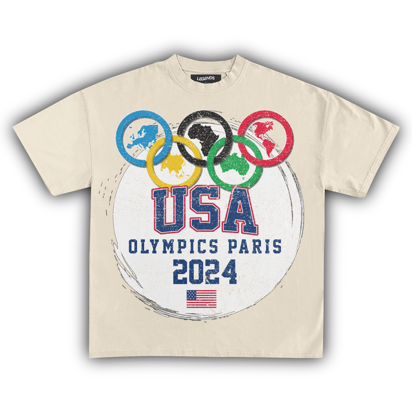 USA PARIS GAMES '24 VINTAGE TEE (Vol. 1)