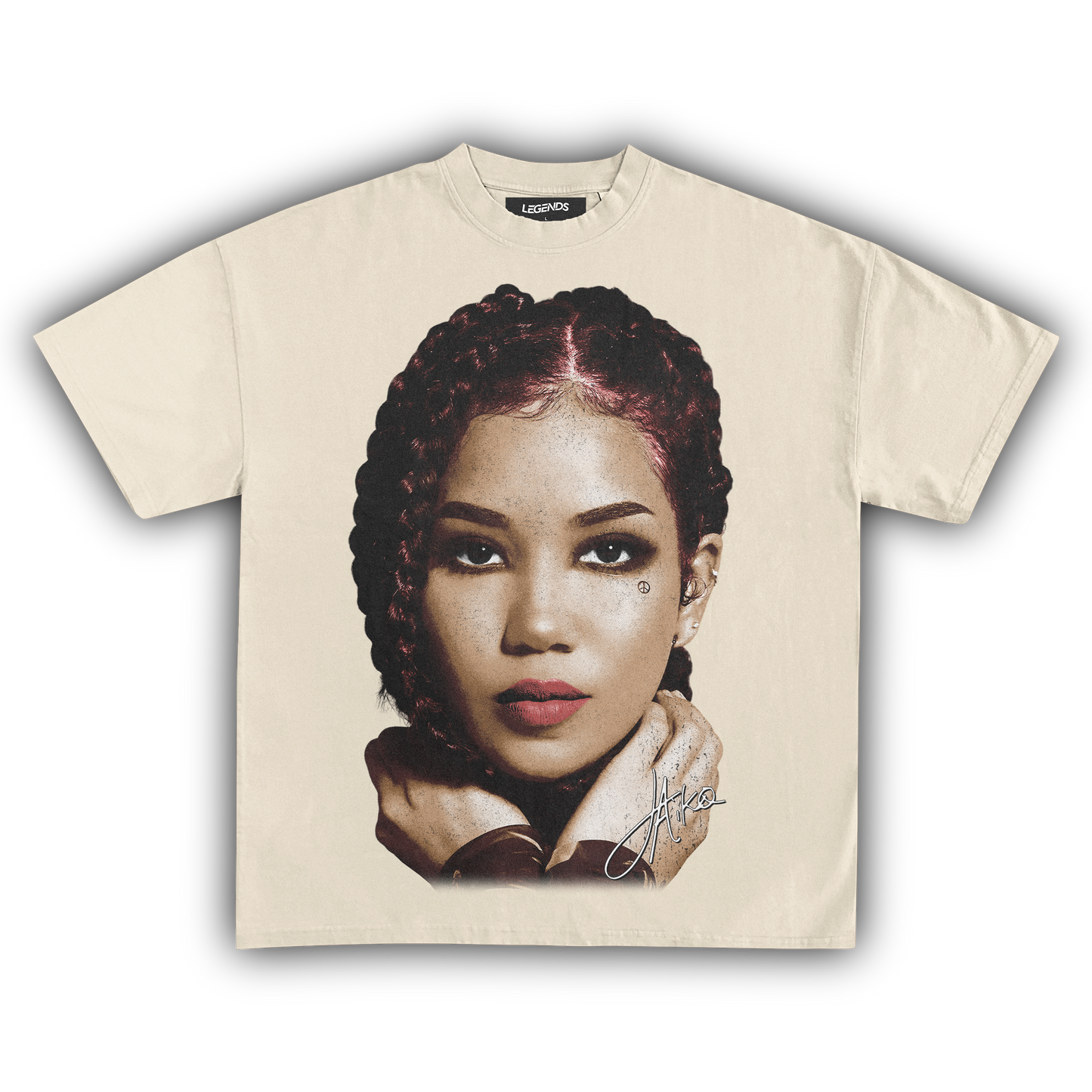 JHENÉ AIKO BIG FACE TEE