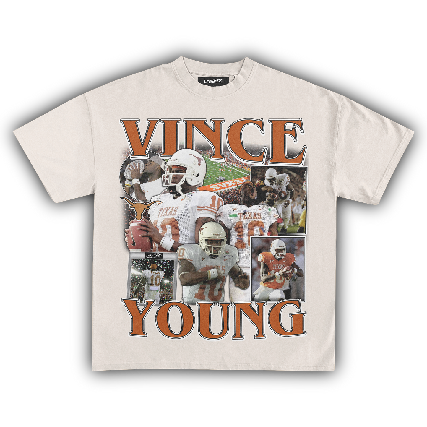 VINCE YOUNG LONGHORNS TEE