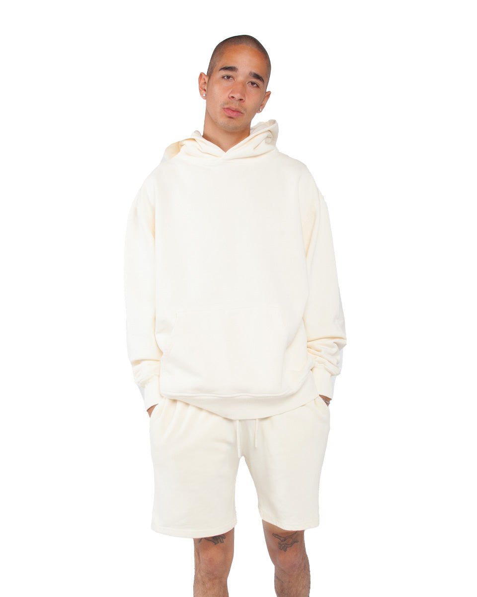 HEAVYWEIGHT FLEECE SHORTS (CREAM)