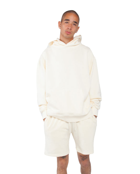 HEAVYWEIGHT FLEECE SHORTS (CREAM)