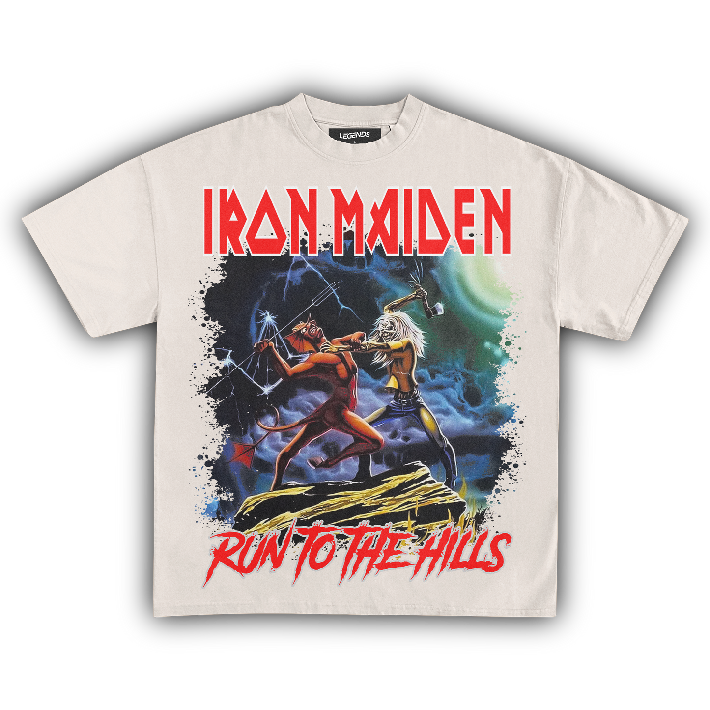 IRON MAIDEN RUN TO THE HILLS TEE