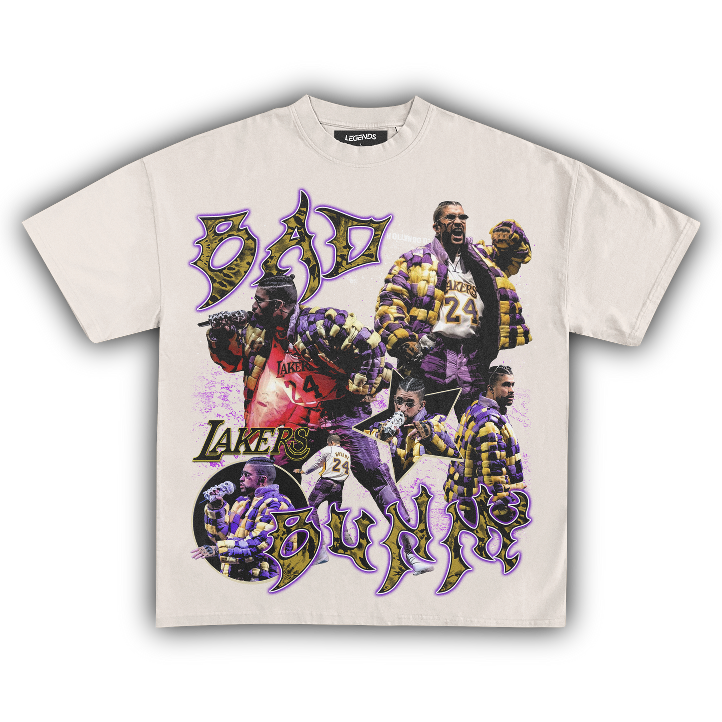 BAD BUNNY LAKERS TEE