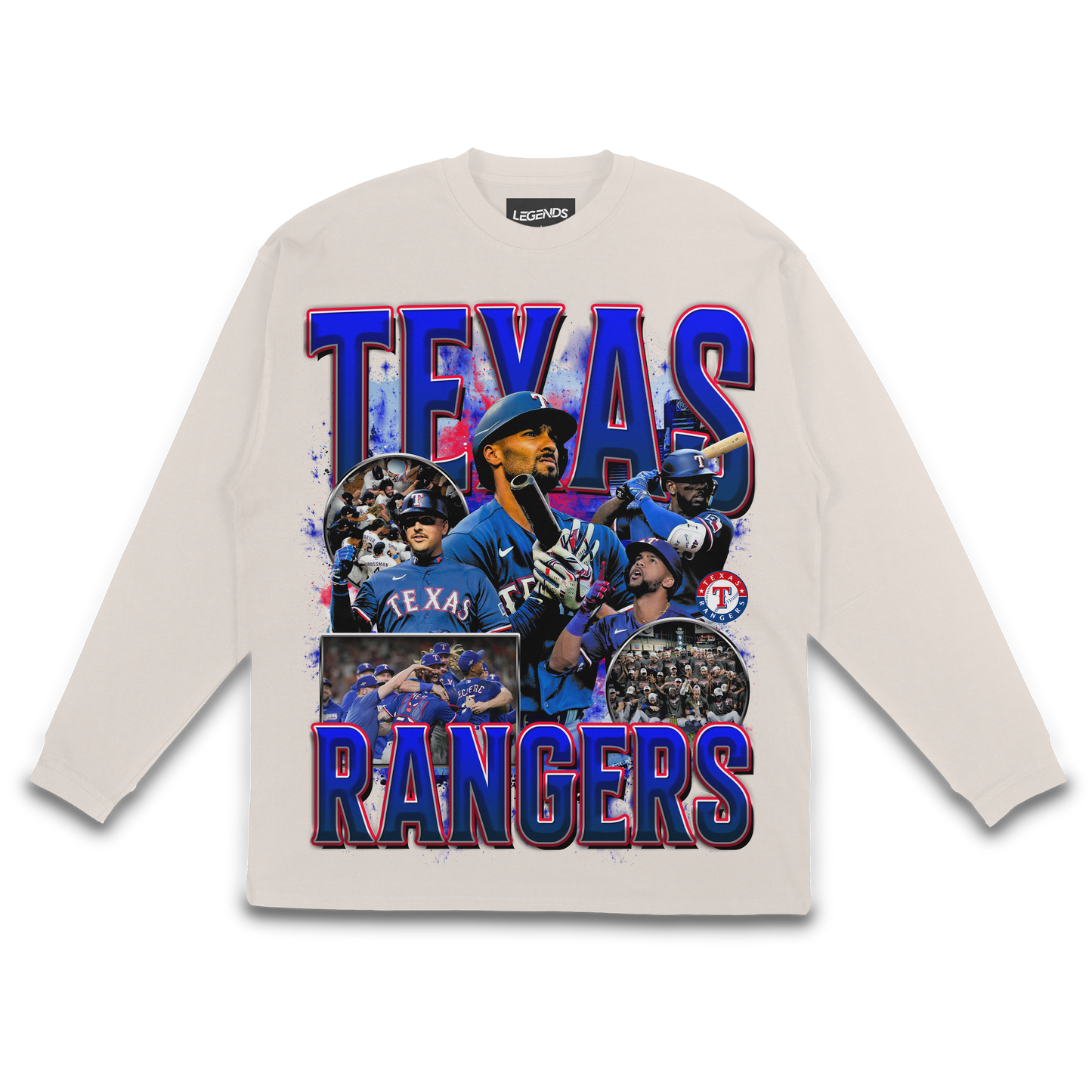 TEXAS RANGERS LONG SLEEVE TEE