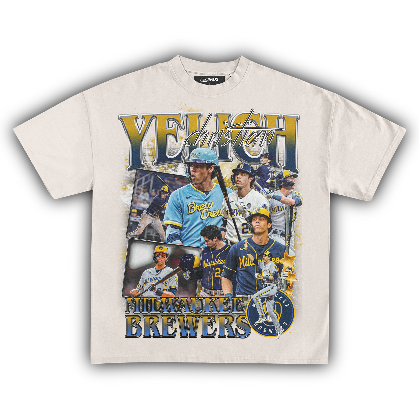 CHRISTIAN YELICH BREWERS TEE