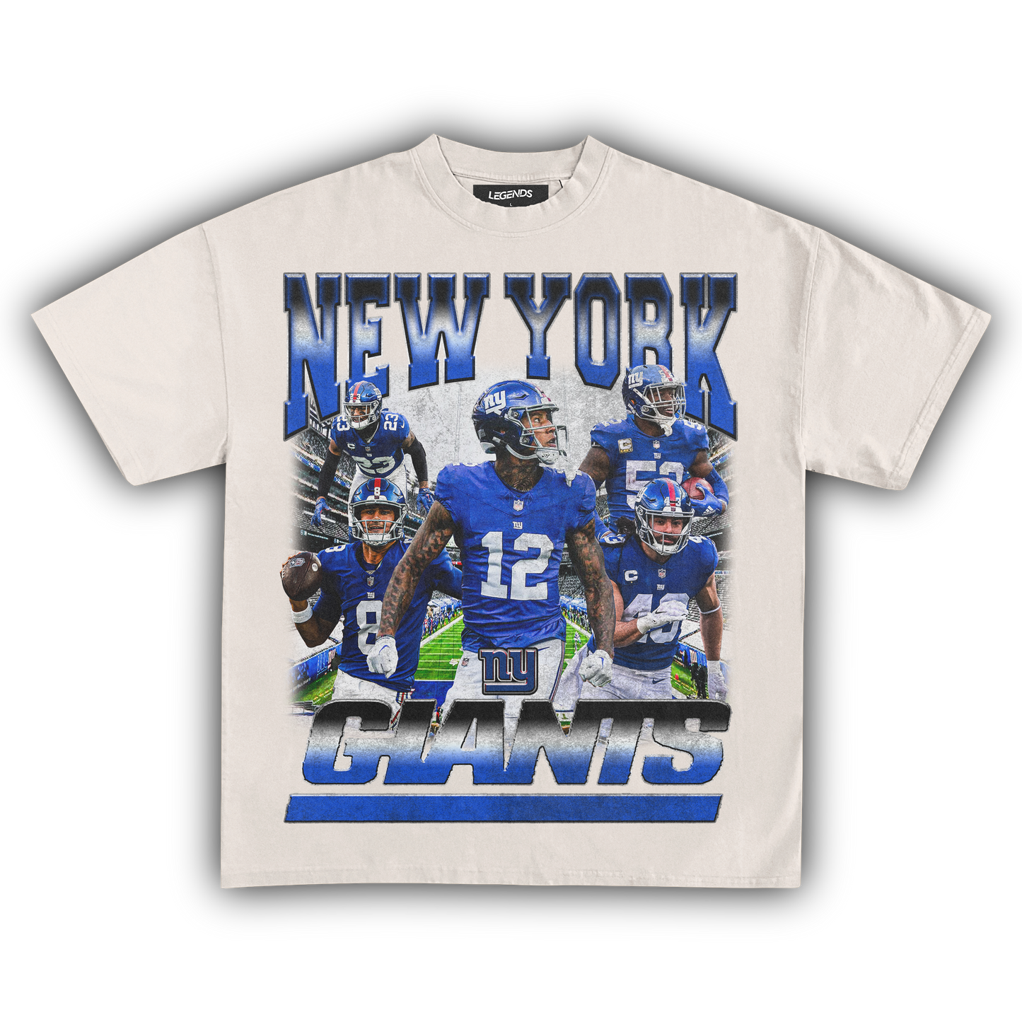 NY GIANTS VINTAGE TEE