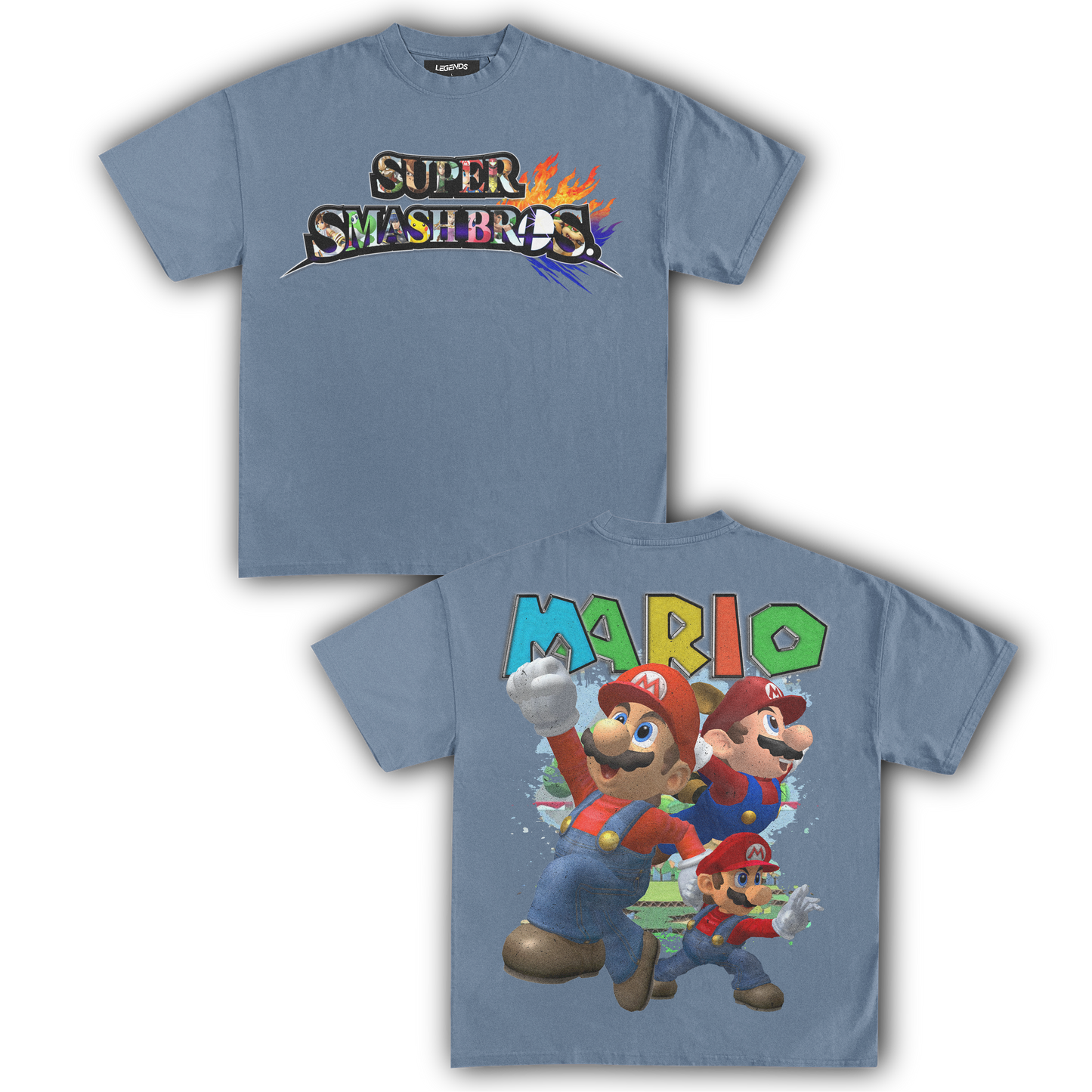 SUPER SMASH BROS MARIO TEE (Double)