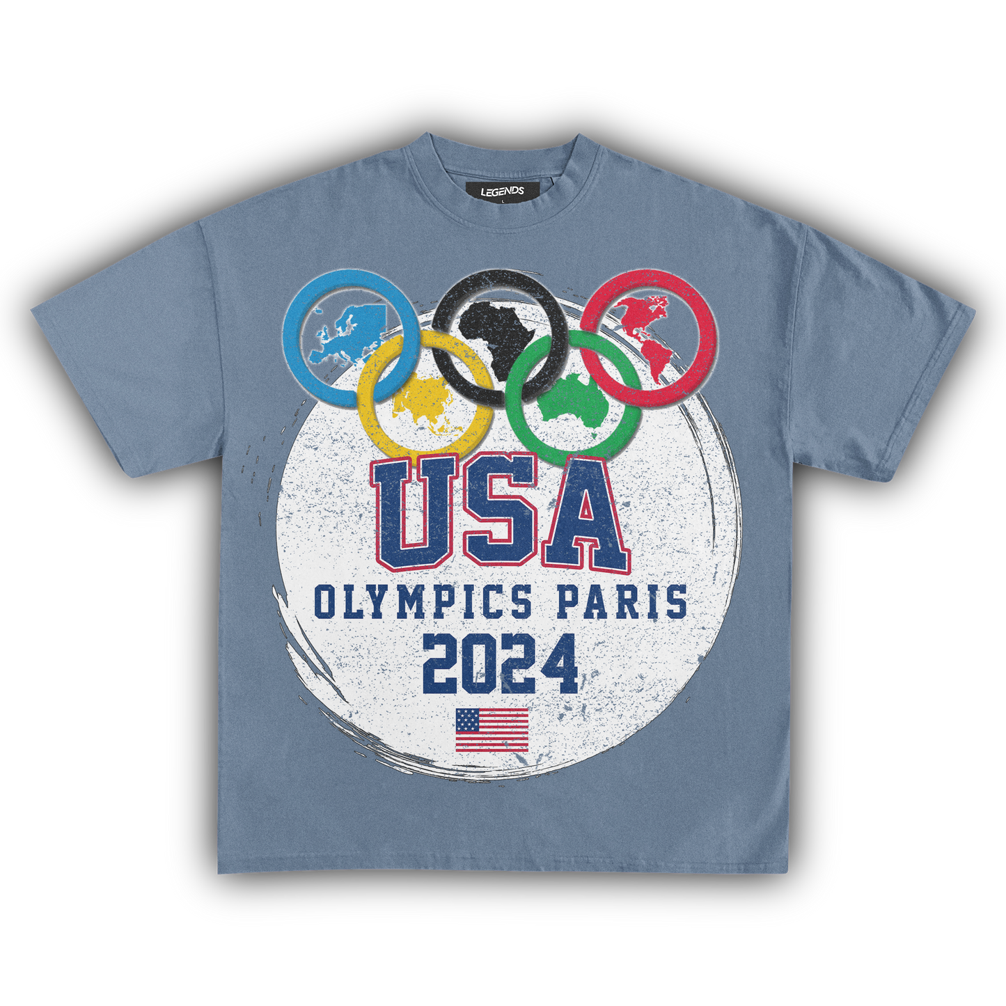 USA PARIS GAMES '24 VINTAGE TEE (Vol. 1)