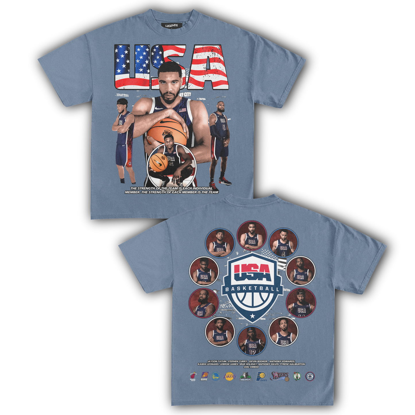 USA BASKETBALL TEAM '24 TEE