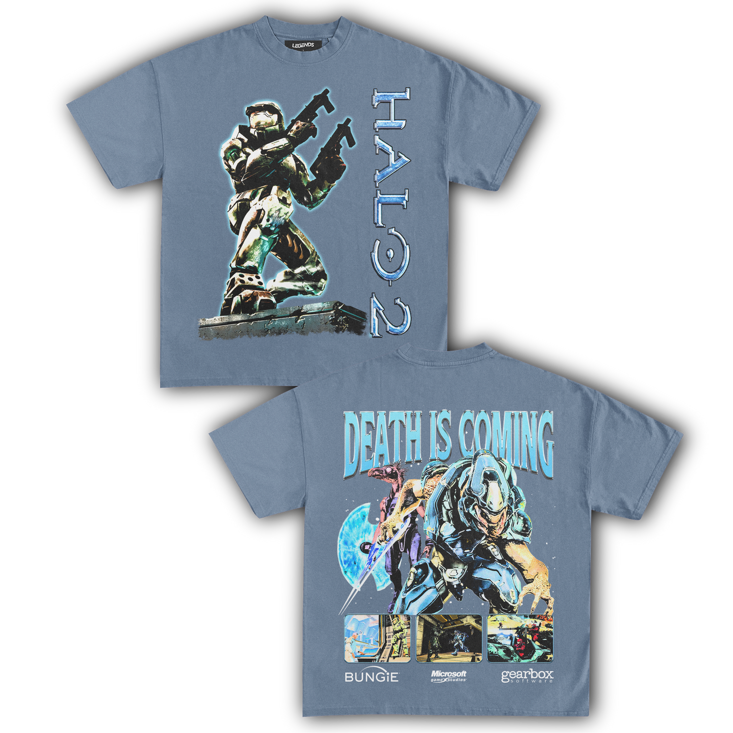 HALO 2: DEATH IS COMING TEE (Double Sided)