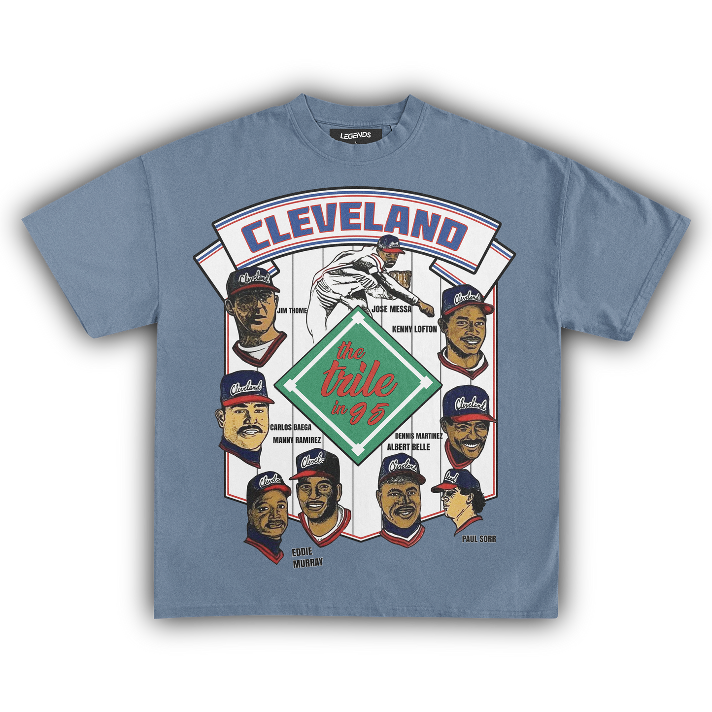 CLEVELAND INDIANS '95 VINTAGE TEE