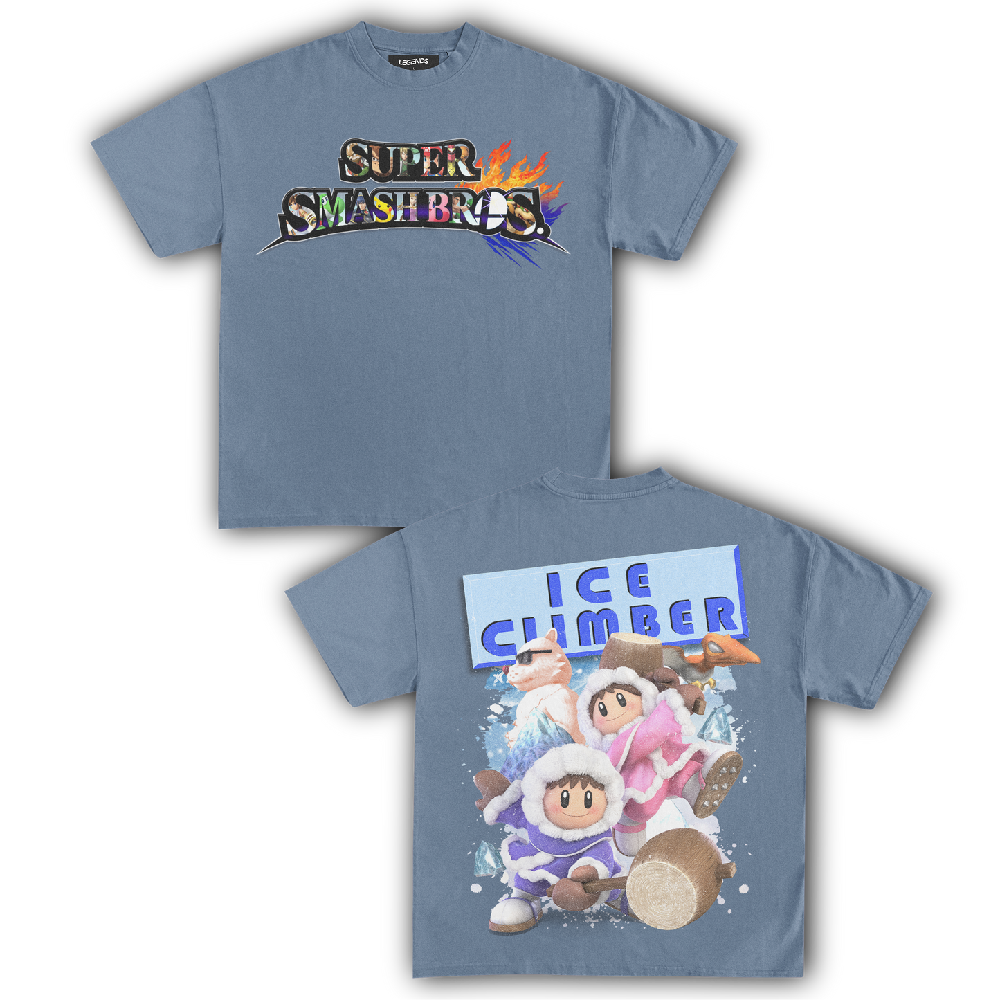 SUPER SMASH BROS ICE CLIMBER TEE (Double)