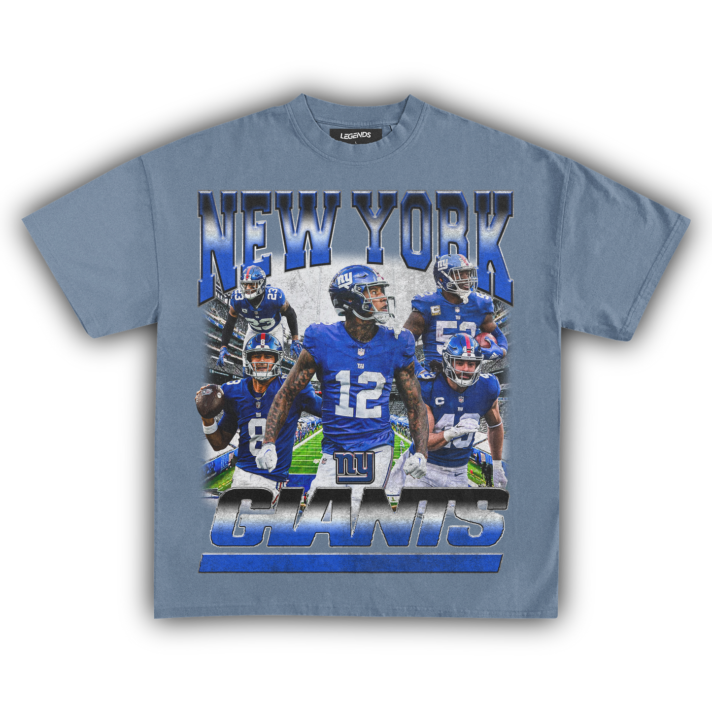 NY GIANTS VINTAGE TEE