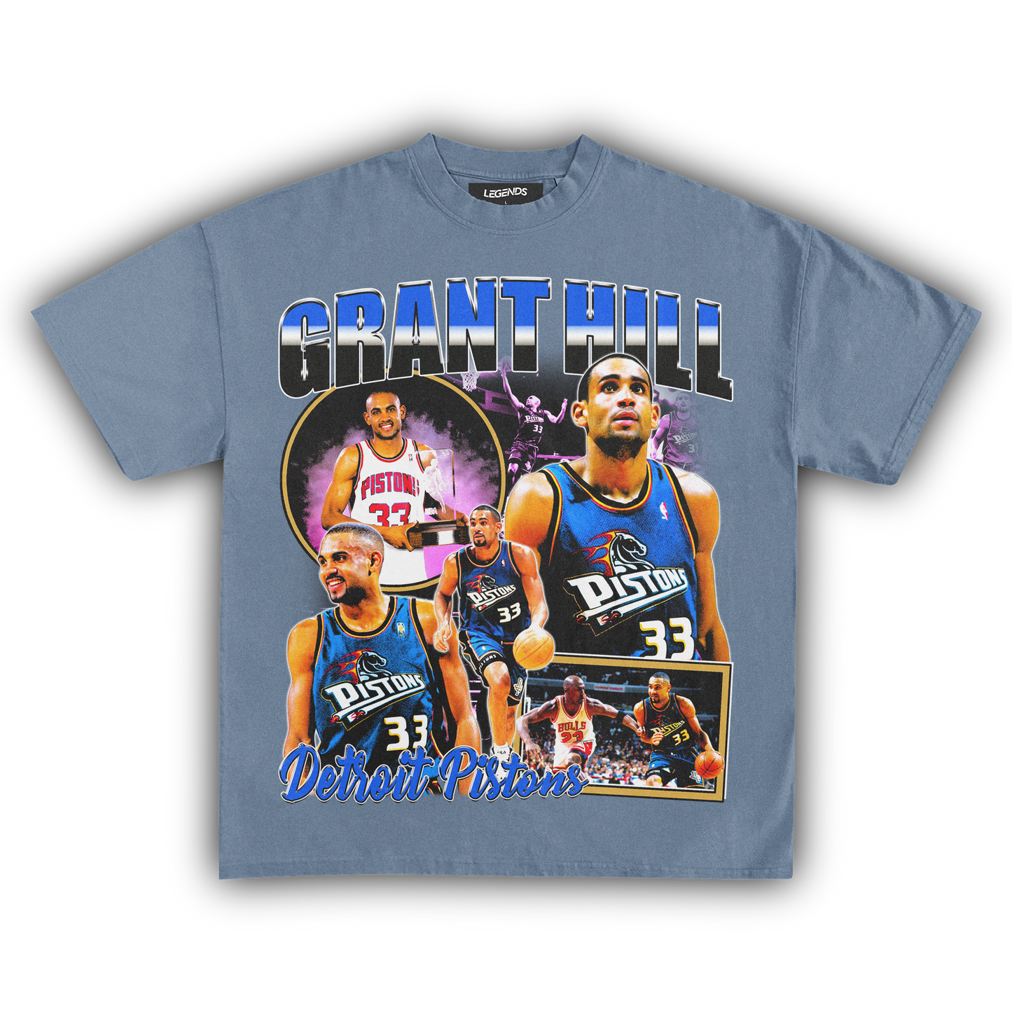 GRANT HILL PISTONS TEE
