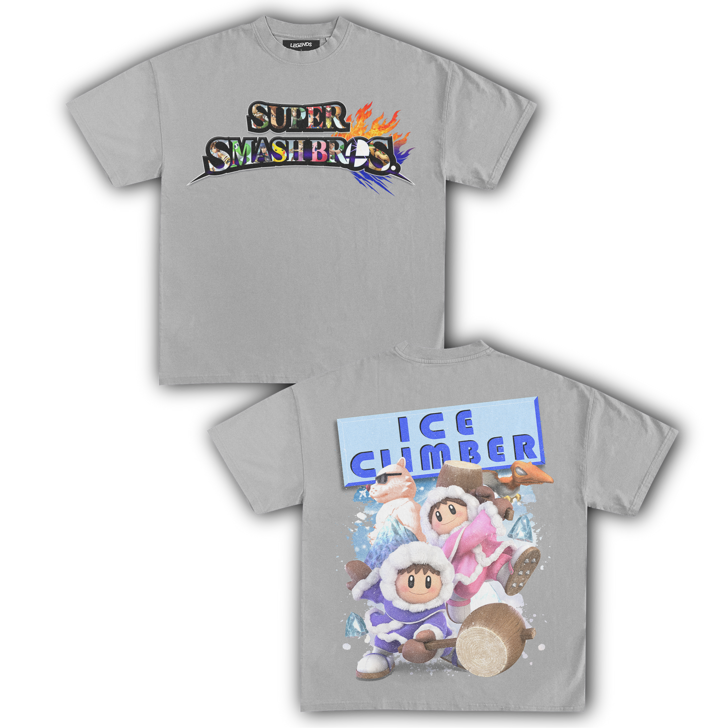 SUPER SMASH BROS ICE CLIMBER TEE (Double)