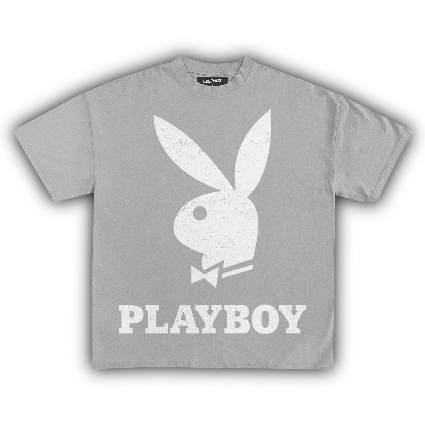 PLAYBOY BUNNY TEE (White Print)