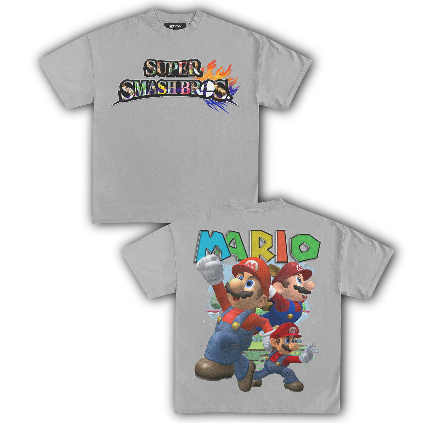 SUPER SMASH BROS MARIO TEE (Double)