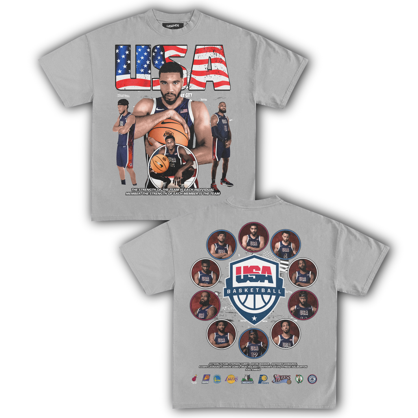 USA BASKETBALL TEAM '24 TEE